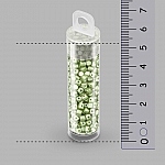 Minos® par Puca® 3mm Czech Glass Beads Pastel Olivine 9g