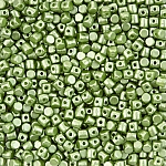 Minos® par Puca® 3mm Czech Glass Beads Pastel Olivine 9g