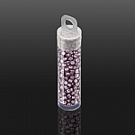 Minos® par Puca® Metallic Mat Dark Plum Czech Beads 9g
