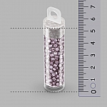 Minos® par Puca® Metallic Mat Dark Plum Czech Beads 9g