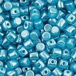 Czech Glass Minos® par Puca® 3mm Beads Pastel Aqua - 9g