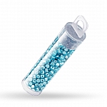 Czech Glass Minos® par Puca® 3mm Beads Pastel Aqua - 9g