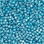 Czech Glass Minos® par Puca® 3mm Beads Pastel Aqua - 9g
