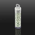 Minos® par Puca® Beads Opaque Light Green Ceramic Look