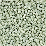 Minos® par Puca® Beads Opaque Light Green Ceramic Look