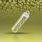 Minos® par Puca® 3mm Czech Glass Beads Pastel Lime - 9g