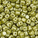 Minos® par Puca® 3mm Czech Glass Beads Pastel Lime - 9g