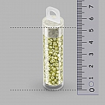 Minos® par Puca® 3mm Czech Glass Beads Pastel Lime - 9g