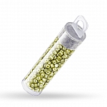 Minos® par Puca® 3mm Czech Glass Beads Pastel Lime - 9g