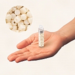 Minos® par Puca® 3mm Beads Opaque Beige Ceramic Look 9g