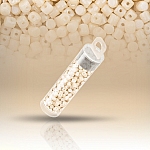 Minos® par Puca® 3mm Beads Opaque Beige Ceramic Look 9g