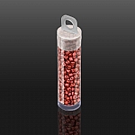 Czech Glass Minos® par Puca® Beads Red Metallic Mat 9g