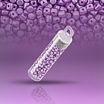 Czech Glass Minos® par Puca® 3mm Beads Pastel Lilac 9g