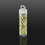 3 Hole Czech Arcos® par Puca® Glass Beads Pastel Lime 8g