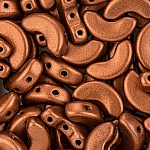 Arcos® par Puca® Czech Glass Beads Bronze Red Mat - 8g