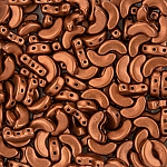 Arcos® par Puca® Czech Glass Beads Bronze Red Mat - 8g