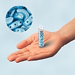 3 Hole Arcos® par Puca® 10mm Czech Beads Pastel Aqua 8g