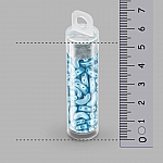 3 Hole Arcos® par Puca® 10mm Czech Beads Pastel Aqua 8g