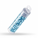 3 Hole Arcos® par Puca® 10mm Czech Beads Pastel Aqua 8g
