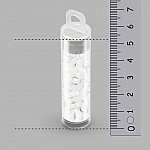 Czech Glass Arcos® par Puca® 10mm Pastel White Beads 8g