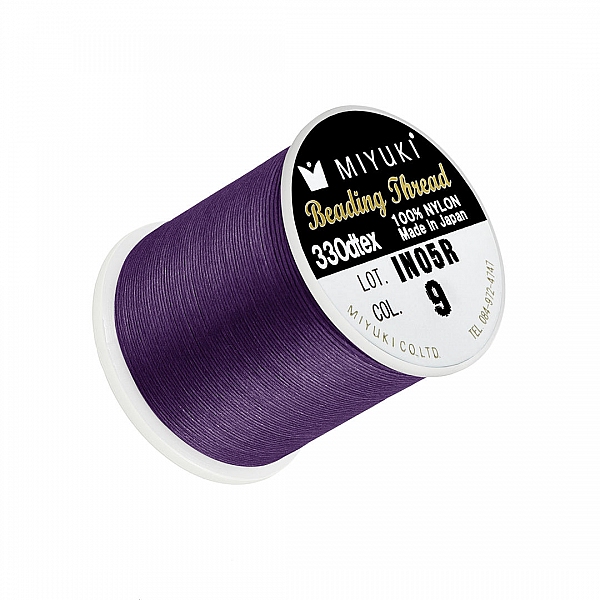 Miyuki Japanese Nylon Beading Thread B Purple 50m Reel