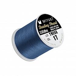 Miyuki Dark Blue Japanese Nylon Beading Thread B - 50m
