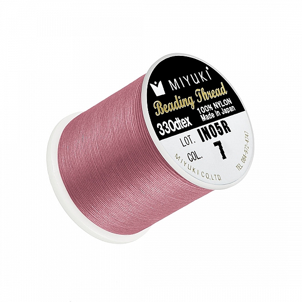 Miyuki Japanese Nylon Beading Thread B Pink - 50m Reel