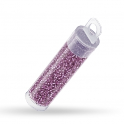 Miyuki 15 Dyed Semi Frosted Silver Lined Lavender 8.2g