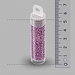 Miyuki 15 Dyed Semi Frosted Silver Lined Lavender 8.2g