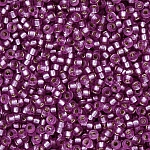 Miyuki 15 Dyed Semi Frosted Silver Lined Lavender 8.2g
