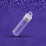Miyuki 15/0 Dyed Semi Frosted Silver Lined Violet 8.2g