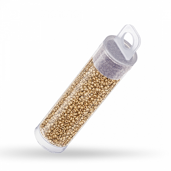 Miyuki Size 15 Bead Duracoat Galvanized Matte Gold 8.2g
