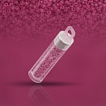 Miyuki 15 Beads Dyed Semi Frosted Transparent Rose 8.2g