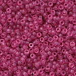 Miyuki 15 Beads Dyed Semi Frosted Transparent Rose 8.2g