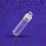 Miyuki Round Seed Beads Size 15/0 Matte Cobalt AB 8.2g Miyuki Round Seed Beads Size 15/0 Matte Cobalt AB 8.2g