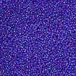 Miyuki Round Seed Beads Size 15/0 Matte Cobalt AB 8.2g Miyuki Round Seed Beads Size 15/0 Matte Cobalt AB 8.2g