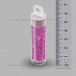 Miyuki 15/0 Duracoat Silver Lined Dyed Paris Pink 8.2g
