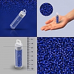 Miyuki 15 Bead Semi Matte Silver Lined Medium Blue 8.2g