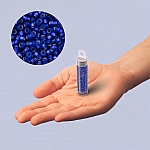 Miyuki 15 Bead Semi Matte Silver Lined Medium Blue 8.2g