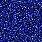 Miyuki 15 Bead Semi Matte Silver Lined Medium Blue 8.2g