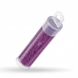 Miyuki 15/0 Beads Dyed Semi Frosted Trans Lavender 8.2g