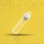 Miyuki Size 15 Seed Bead Transparent Yellow Luster 8.2g