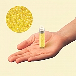 Miyuki Size 15 Seed Bead Transparent Yellow Luster 8.2g