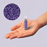 Miyuki Seed Beads 15 Sparkle Violet Lined Crystal 8.2g