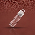 Miyuki Seed Beads Size 15 Matte Transparent Beige 8.2g