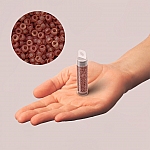 Miyuki Seed Beads Size 15 Matte Transparent Beige 8.2g