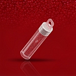 Miyuki Seed Beads 15 Dyed Semi Frosted Trans. Red 8.2g