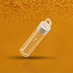 Miyuki Size 15 Transparent Light Topaz Seed Beads 8.2g