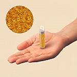 Miyuki Size 15 Transparent Light Topaz Seed Beads 8.2g