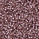 Miyuki 15/0 Beads Matt Silver Lined Smoky Amethyst 8.2g